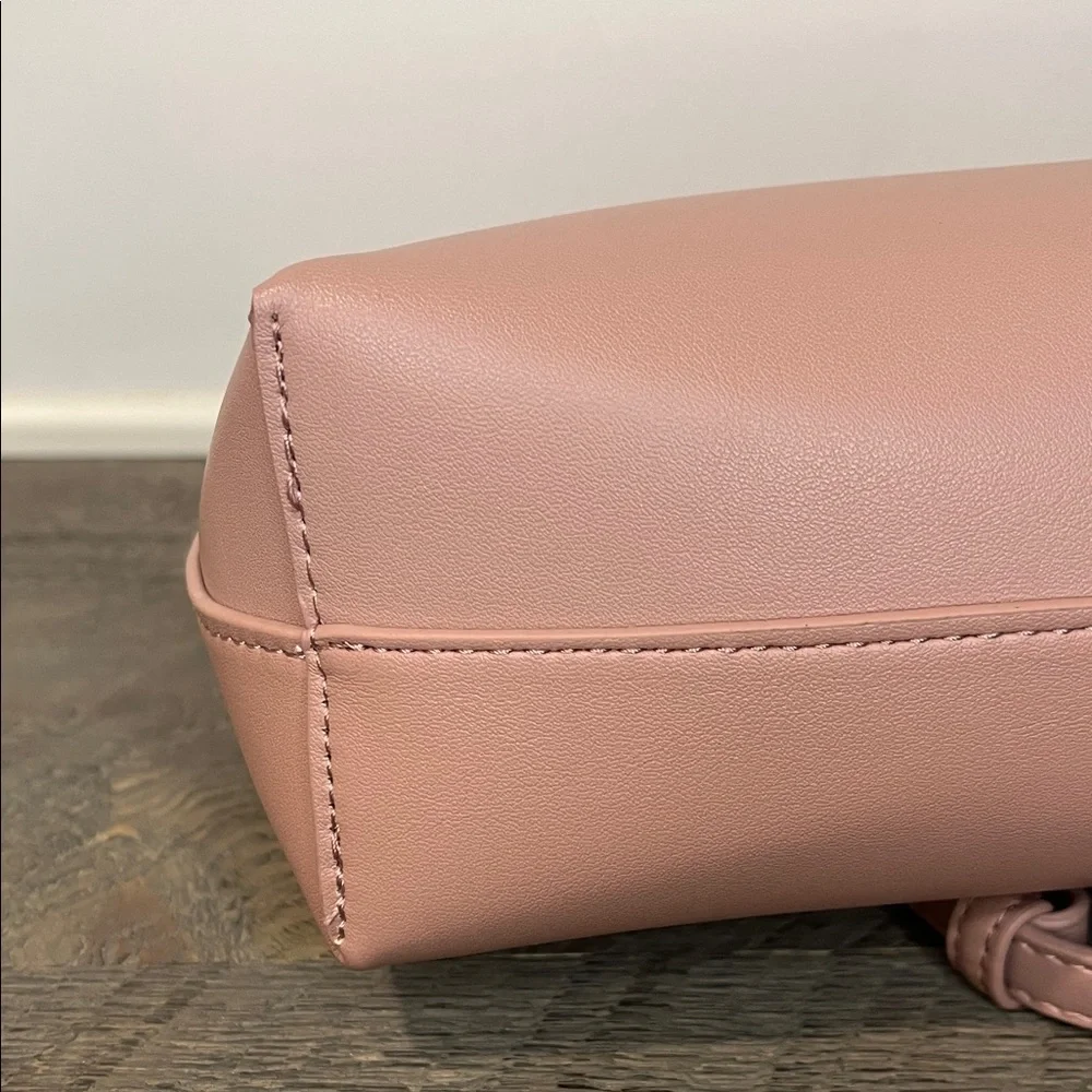 Samara Vegan Leather Peony Pink Shoulder/Crossbody Bag NWOT - Picture 4 of 7
